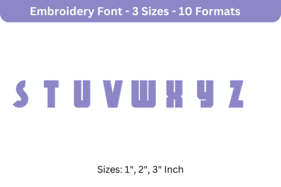 Aerojones Font S to Z Review for Business Embroidery