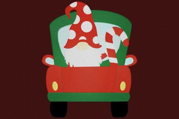 Christmas Truck Gnomes