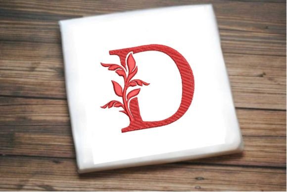 Letter D Beautiful Monogram