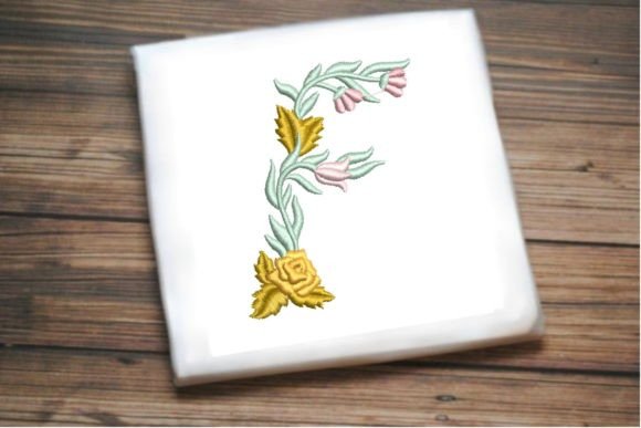Letter F in Beautiful Flower Embroidery Review