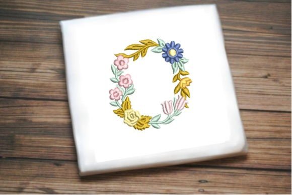 Letter O in Beautiful Flower Embroidery Review
