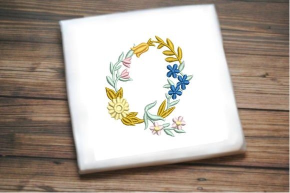 Letter Q in Beautiful Flower Embroidery Review