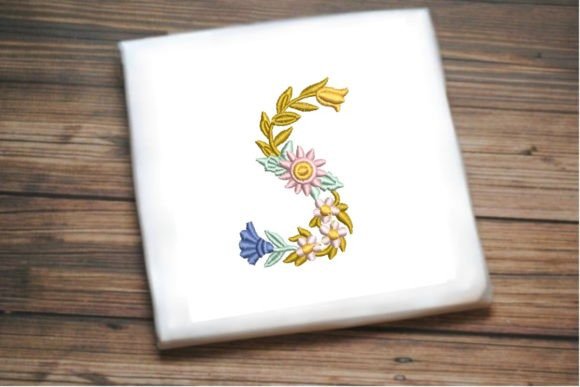 Letter S in Beautiful Flower Embroidery Review