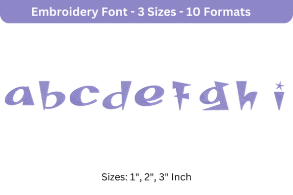 Space Patrol Font Lowercase a to I